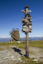 Sign in front of Peter-Bergner Warte