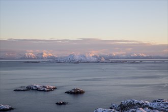 Skrova island in the Vestfjord