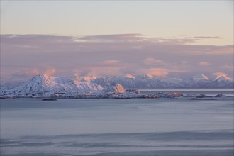 Skrova island in the Vestfjord