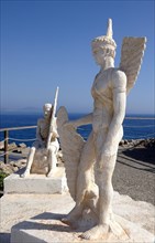 Statues of Icarus and Daedalus