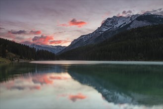 Cloudy atmosphere on Two Jack Lake