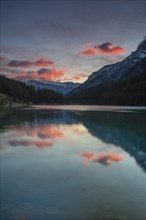 Cloudy atmosphere on Two Jack Lake