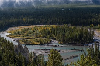 View of the Bow River Valley