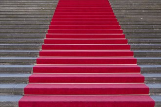 Red carpet on stairs at Konzerthaus Berlin