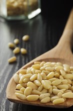 Pine Nuts on a spoon