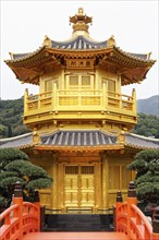 Golden pagoda in Nan Lian Garden