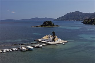 Vlacherna Monastery Island and Mouse Island