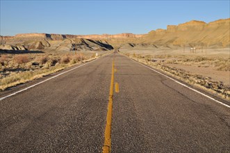 Utah Highway 24 in the desert