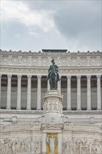 Equestrian figure on the National Monument to Victor Emmanuel II