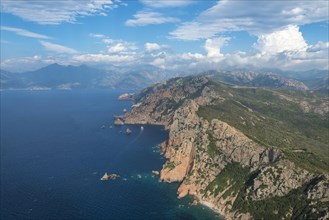 Coastal and mountain scenery