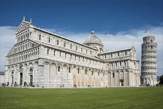Leaning Tower of Pisa with Cathedral Santa Maria Assunta