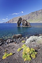 Las Playas Bay with the Roque de Bonanza rock arch