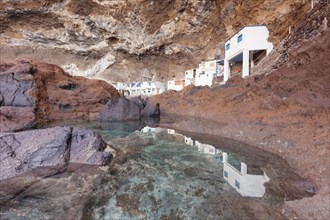 Fisher's huts in the Pirate Bay Cueva de Candelaria