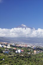 View over the Orotava Valley on the Pico deTeide