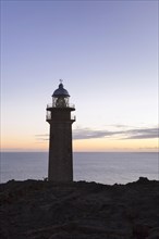Lighthouse Faro de Orchilla in the evening