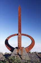 Astronomical viewpoint Monumento Al Infinito by architect Cesar Manrique