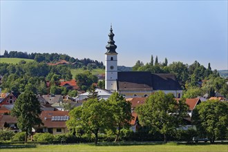 Townscape with parish church of St Martin