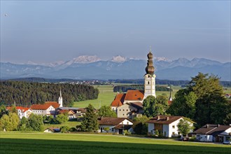 Townscape with Parish church of the Assumption