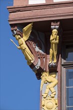 Detail of a half-timbered house