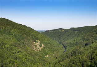 View from Schauenstein castle over the Kamptal