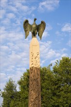 Obelisk with a war eagle