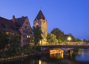 Heubrucke bridge over the Pegnitz