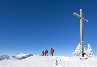 Ski tourers at summit