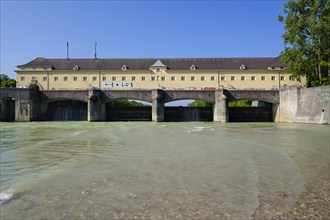 Weir Oberfohring at the Isar