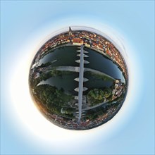 Ball panorama of Regensburg