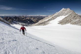 Mountaineer on Gliederferner