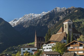 Mountain village Scena near Merano