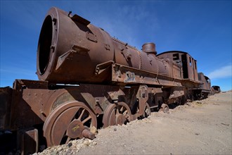 Rusted old locomotive