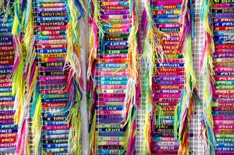 Woven braclets with names for sale