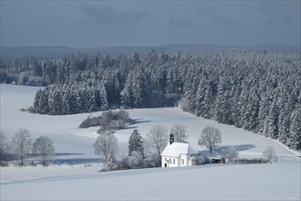 Snowy Brunnenkapelle Chapel on Witthoh