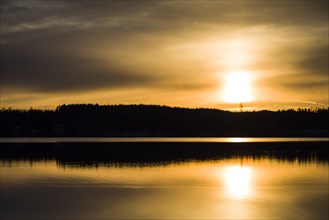 Sunrise on Worthsee Lake in Inning