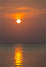 South China Sea at sunset