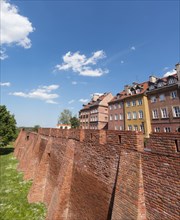 City wall and old houses