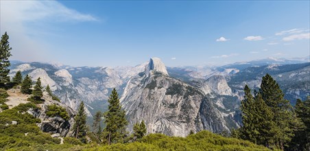 View into Yosemite Valley