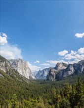 View of the Yosemite Valley