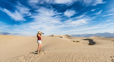 Photographing tourist