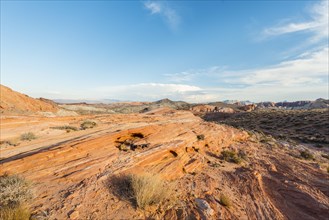 Eroded orange sandstone