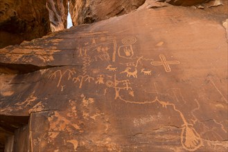 Indian petroglyphs of the Anasazi