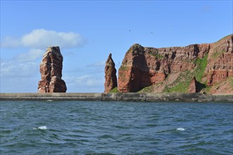 Rocky northern tip with Lange Anna rock formation