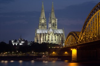 Cologne Cathedral at blue hour
