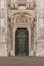 Entrance of Milan Cathedral