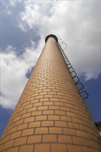 Brick chimney of a brewery