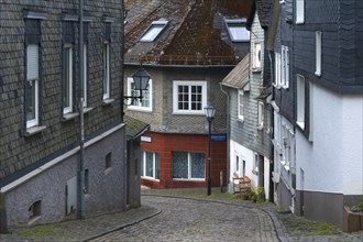Slate houses in the historic centre