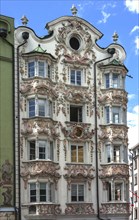 Helblinghaus with baroque stucco
