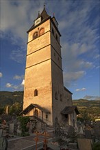 Tower of the Church of Our Lady in the evening light