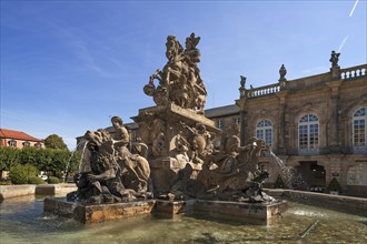 Margrave Fountain in front of New Palace